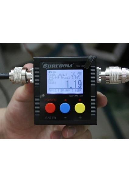 Surecom SW-102 125-525 Mhz Vhf/uhf Dijital Anten Güç ve Swr Metre Güç Watt Metre Telsiz Surecom