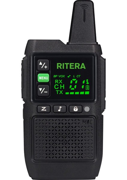 Ritera R-111 Gizli Ekranlı Pmr Walkie Talkie Tekli Kutu