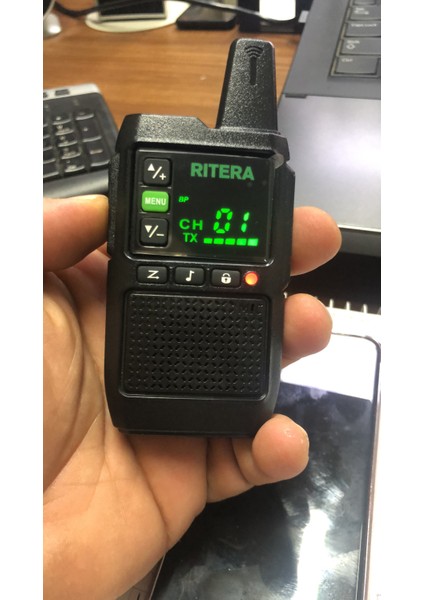 Ritera R-111 Gizli Ekranlı Pmr Walkie Talkie Tekli Kutu