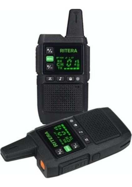 Ritera R-111 Gizli Ekranlı Pmr Walkie Talkie Tekli Kutu