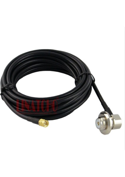 10 Metre Amatör Cb Halkbandı Dual Telsiz Anten Kablosu Rg-58 Kablo PL-259 SO239 Pipo Konnektör