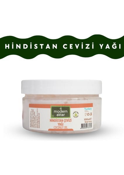 Soğuk Pres Hindistan Cevizi Yağı 100 ml