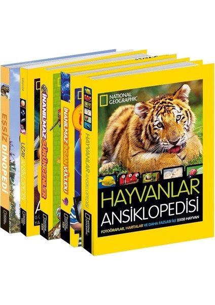 National Geographic Kids Dev Ansiklopedi Seti 5 Kitap