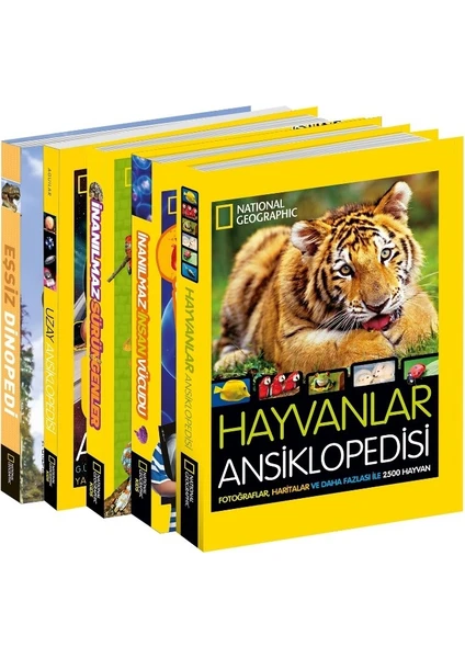 National Geographic Kids Dev Ansiklopedi Seti 5 Kitap