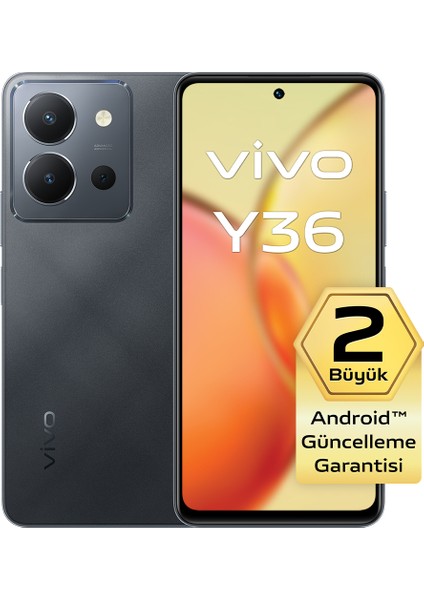 Y36 128 GB 8 GB Ram (Vivo Türkiye Garantili) Siyah