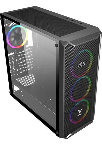 VENTO VG16AL MESH FSP 650W 80+ HYPER PRO 4x120MM RGB FAN E-ATX GAMING KASA