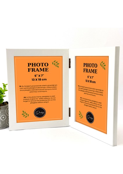 Decolıfe İkili Fotoğraf Çerçevesi, Menteşeli Çerçeve, Fotoğraf Çerçevesi, Anı Çerçevesi, Resim Çerçevesi, Çoklu Çerçeve 13X18 indirimleri