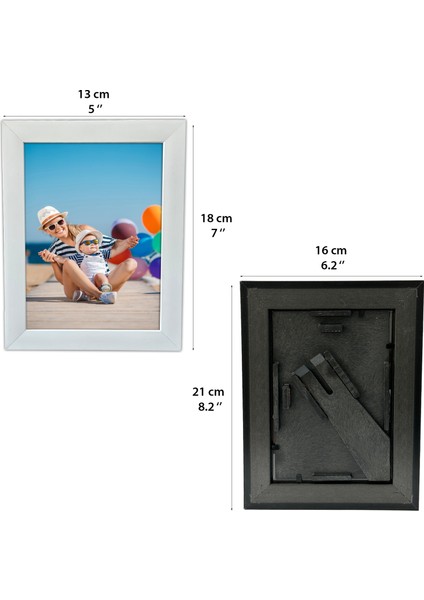 Decolıfe Çerçeve, Fotoğraf Çerçevesi, Anı Çerçevesi, Resim Çerçevesi, Çoklu Çerçeve Üçlü 13x18cm