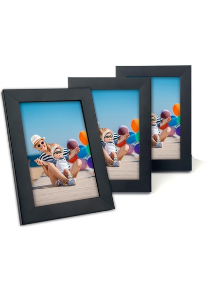 Decolıfe Çerçeve, Fotoğraf Çerçevesi, Anı Çerçevesi, Resim Çerçevesi, Çoklu Çerçeve Üçlü 10x15cm