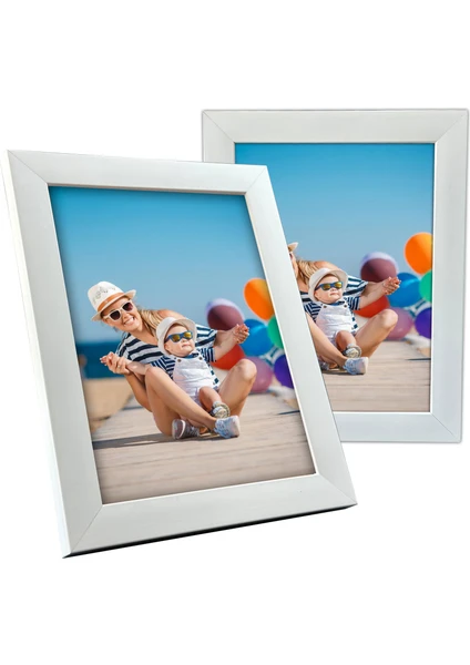 Decolıfe İkili Fotoğraf Çerçevesi, Fotoğraf Çerçevesi, Anı Çerçevesi, Resim Çerçevesi, Çoklu Çerçeve Ikili 10X15CM