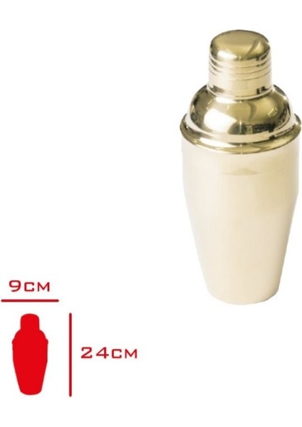 Kokteyl Shaker Gold 720 cl