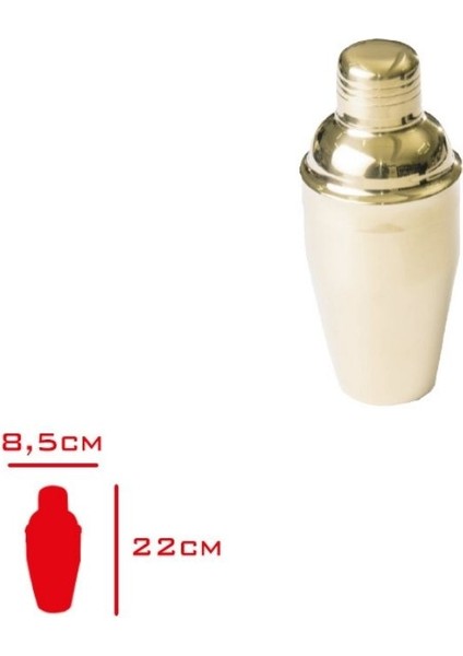 Kokteyl Shaker Gold 500 cl modelleri