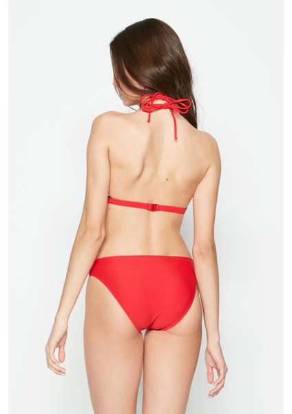 Straplez Bikini Takım 3203 Lacivert/kırmızı fırsatları