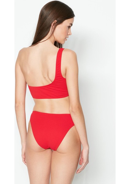 Tek Omuz Bikini Takım 3210 Kırmızı
