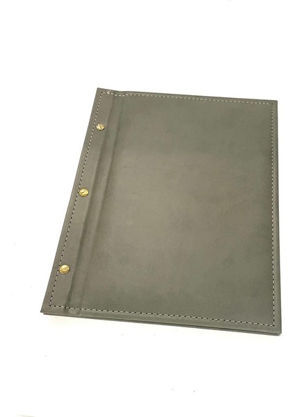 Menü Kabı 17 x 24 cm Termo Deri 2 Yapraklı