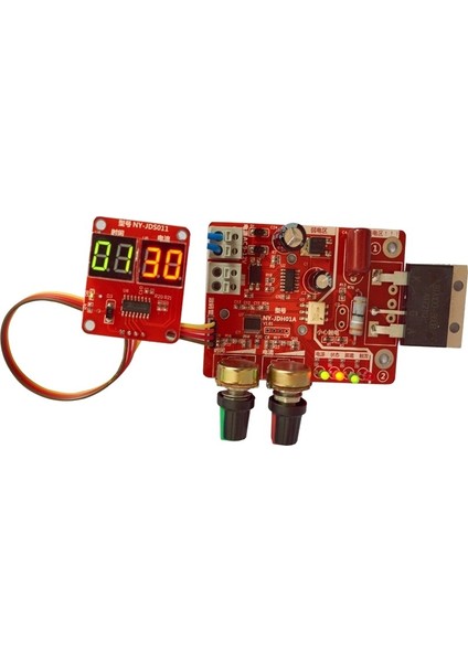 Punta Kaynakçı Kontrolü D 40A Dijital Gösterge Punta Kaynak Süresi ve Akım Kontrol Paneli Zamanlama Ampermetresi NY-D01 (Yurt Dışından)