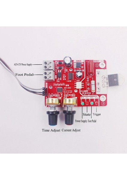 Punta Kaynakçı Kontrolü D 40A Dijital Gösterge Punta Kaynak Süresi ve Akım Kontrol Paneli Zamanlama Ampermetresi NY-D01 (Yurt Dışından) modelleri