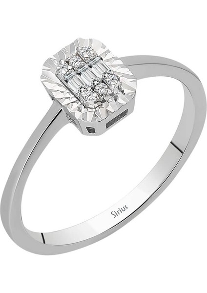Triniti Baget Pırlanta Yüzük 0417R0288