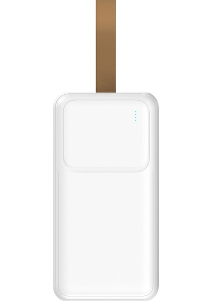 G310 30000MAH 2*usb+Type-C+Micro Beyaz Taşınabilir Pil Şarj Cihazı Powerbank