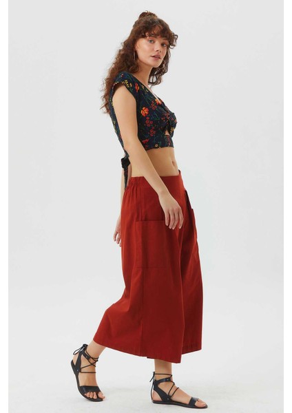 Otantik Bol Paça Kısa Pantolon modelleri