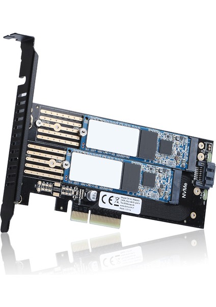 Sata + Nvme M.2 SSD Pcı-E Kartı (DK-AC-PEM2X2)