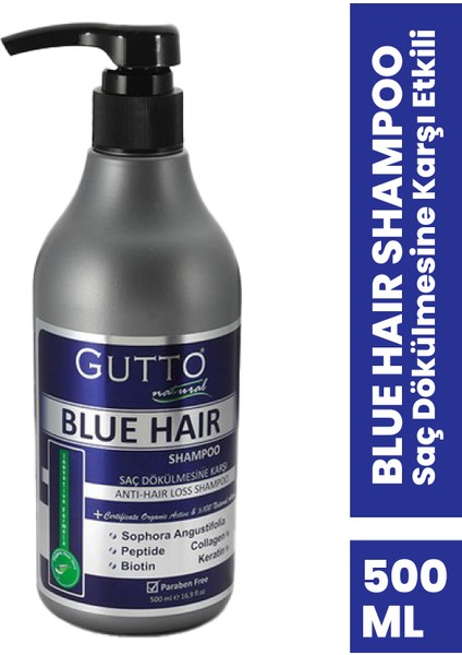 Blue Hair Şampuan Saç Dökülmesine Karşı Etkili