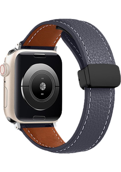 Huawei Watch 3 GT GT2 GT2e GT3 GT4 GT5 Pro SE Elite 46mm/Honor Magic 2 Kordon Magnetli PU Deri Kordon 22mm