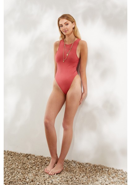 Basic Bodysuit Kırmızı