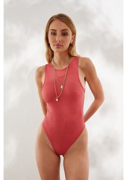 Basic Bodysuit Kırmızı