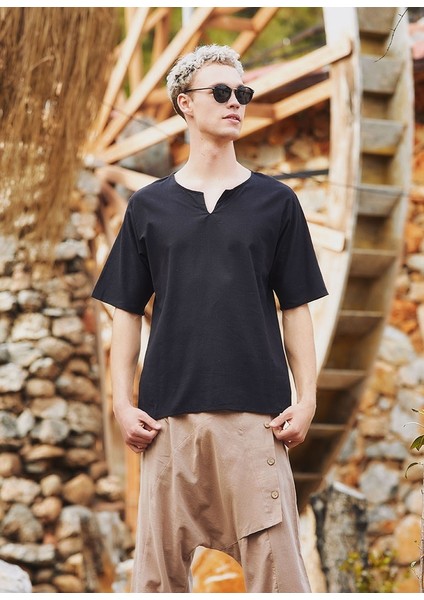 Yuvarlak Yaka Rahat Kesim Erkek Gömlek fiyatları