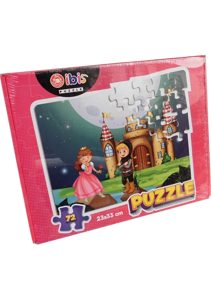 Ibiş Oyuncak 72 Parça Prenses Kraliçe Temalı Yap Boz Puzzle