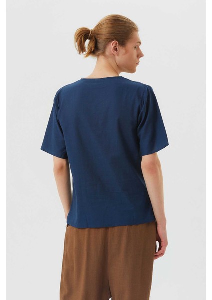 Yuvarlak Yaka Rahat Kesim Erkek Gömlek fırsatları