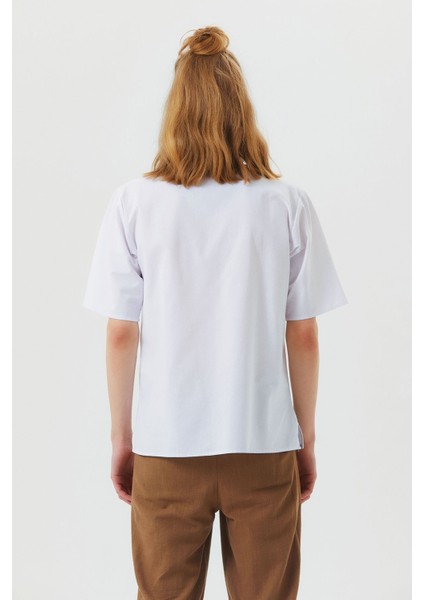 Yuvarlak Yaka Rahat Kesim Erkek Gömlek fırsatları