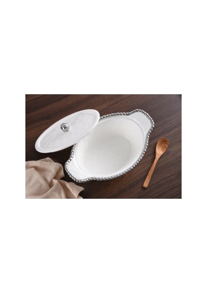 25 Cm Kapaklı Servis