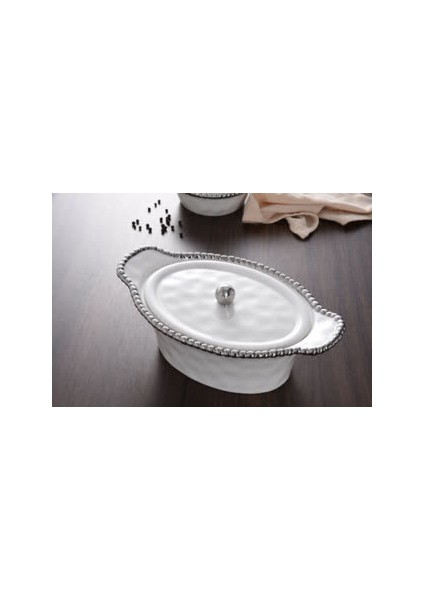 25 Cm Kapaklı Servis
