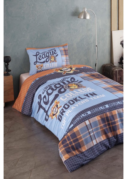 Laura Home %100 Pamuk Saten Genç Nevresim Takımı - Baseball