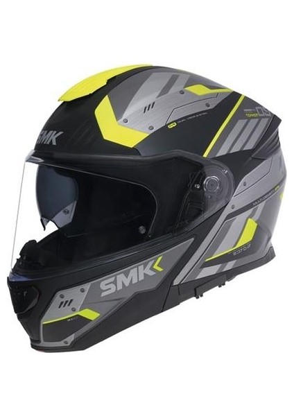 Gullwing Kresto Çene Açılır Kask - Mat Neon