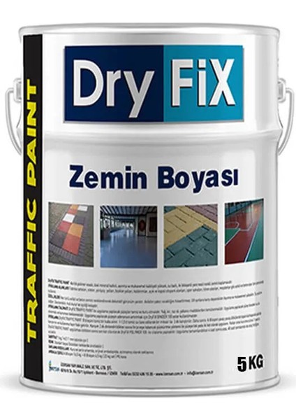 Traffic Paint Zemin Boyası 5 Lt. Ral Beyaz