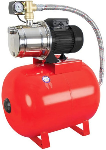 Jsp Inox Yatık Jet Pompalı Paket Hidrofor (24 Litre Yatık Tanklı)