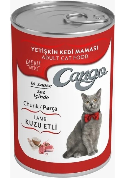 Yetişkin Konserve Kedi Maması Kuzu Etli 415 gr x 20 Adet (1 Koli)