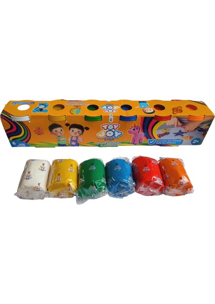 6 Renk Büyük Boy Oyun Hamuru 6X120GR