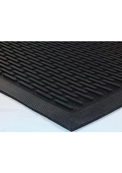 Dekoratif Yıkanabilir Siyah Dış Kapı Önü Paspası TB988504-004 fırsatları