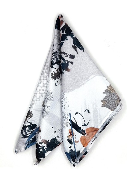 Çok Renkli Motif Desen Erkek Cep Mendili SPS585-74