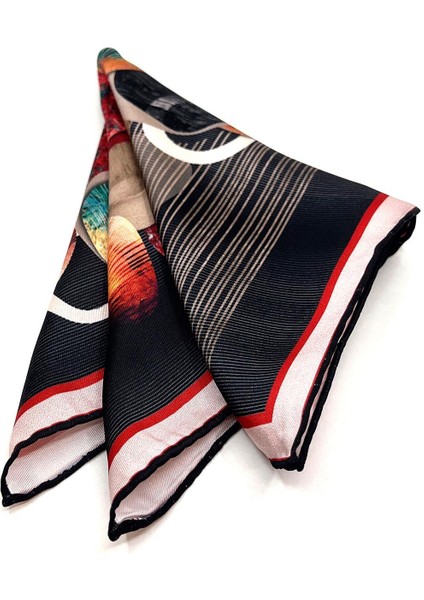 Siyah Motif Desen Erkek Cep Mendili SPS596-62 modelleri