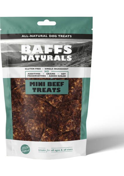 Baffs Naturals Dana Mini Ödül %100 Doğal Köpek Ödül Maması 100 gr