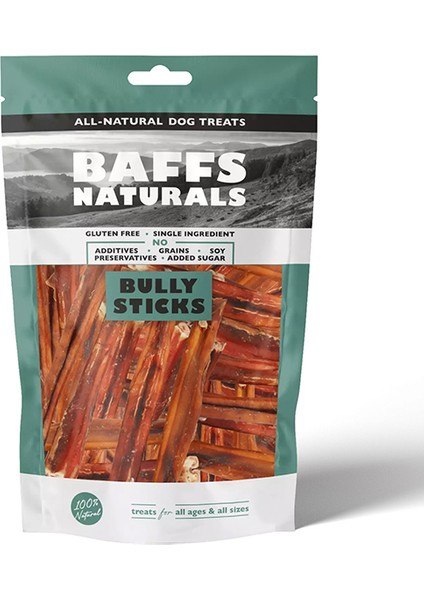 Baffs Naturals Dana Kamış %100 Doğal Çiğnemelik Köpek Ödül Maması 100 gr