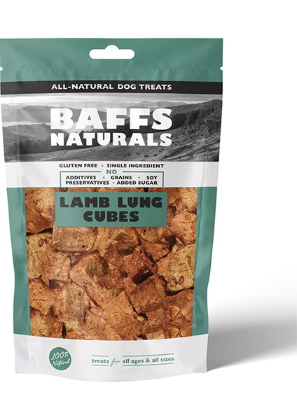 Baffs Naturals Kuzu Küp Ciğer %100 Doğal Köpek Ödül Maması 100 gr