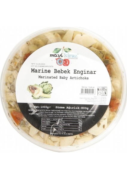 Tabakta Marine Bebek Enginar 800GR 650 gr