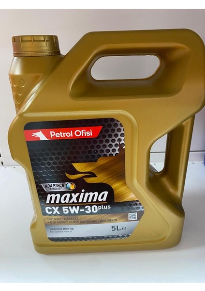 Maxima Cx 5W-30 5 Lt 2024 Üretim Partikül Filtre Motor Yağı