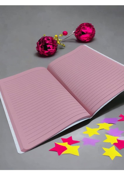 Hisli Şeyler "iyi Ki Doğmuşsun" A5 Pembe Renk Kağıt Çizgili 80 Yaprak